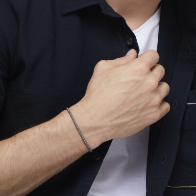 Bracelet Dodo Granelli en titane