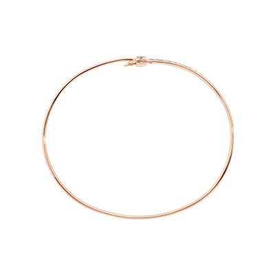 Bracelet Dodo Essentials en or rose et diamant