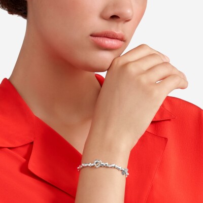 Bracelet DoDo Cuore en argent et or rose 375/1000ème
