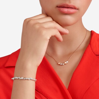 Bracelet DoDo Cuore en argent et or rose 375/1000ème