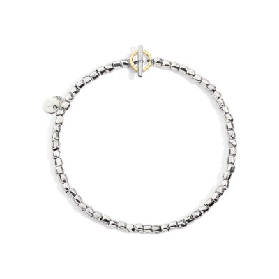 Bracelet Dodo Mini Granelli en argent et or jaune