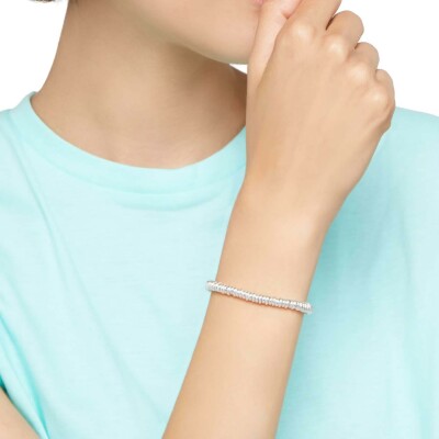 Bracelet Dodo Rondelle en argent et or jaune