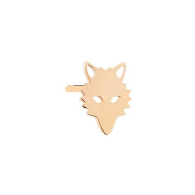 Ginette NY WOLF single earring in rose gold