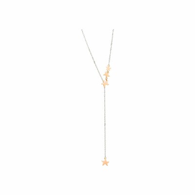 Collier Dodo Stellina en or rose, 50 cm