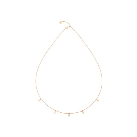 Collier DoDo Essentials en or rose et diamants, 42cm