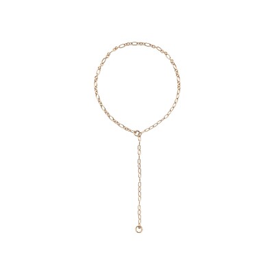 Collier DoDo Essentials en argent plaqué or rose, 50cm