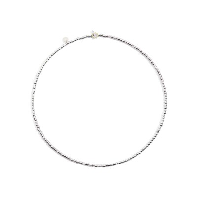 Collier Dodo Mini Granelli en argent et or jaune