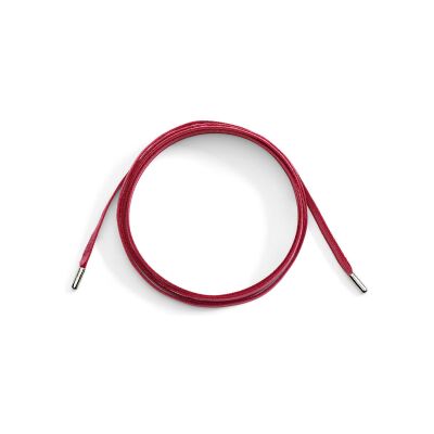 Cordon Dodo en velours rouge et argent