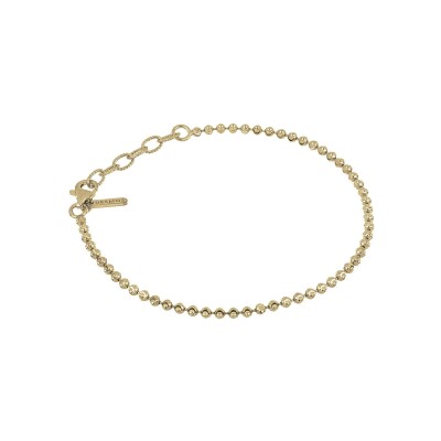 Bracelet Desmos Station en argent doré, 16.5 cm