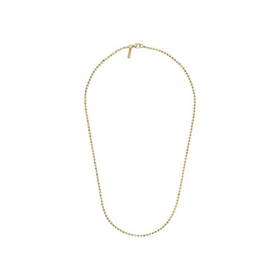 Collier Desmos Station en argent doré, 41 cm