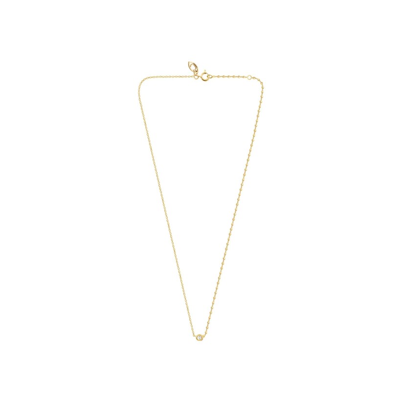 Collier Charlet Deva en or jaune et diamant