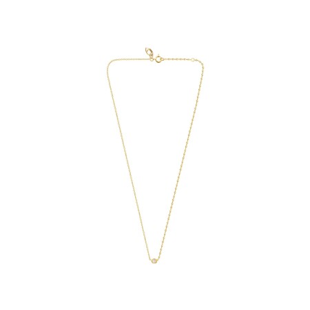 Collier Charlet Deva en or jaune et diamant