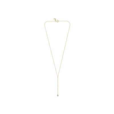 Collier cravate Charlet Deva en or jaune et diamant