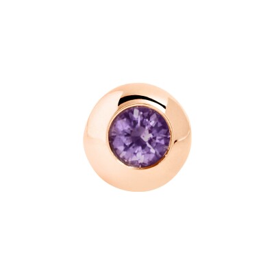 Mono boucle d'oreille DoDo Bollicine en or rose