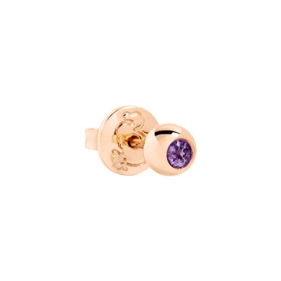 Mono boucle d'oreille DoDo Bollicine en or rose