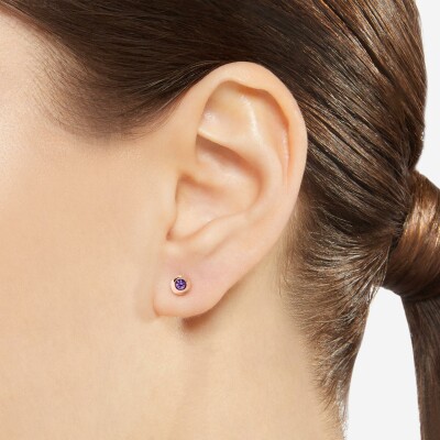 Mono boucle d'oreille DoDo Bollicine en or rose