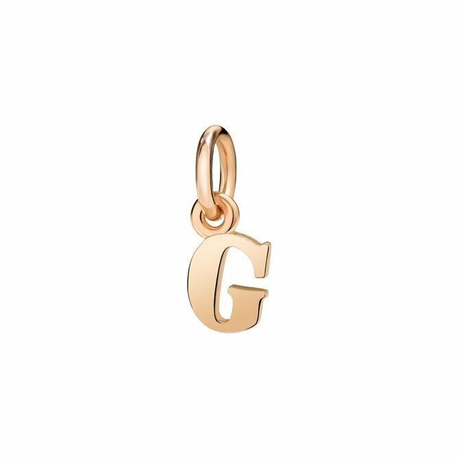 DoDo mini Letter G pendant, rose gold