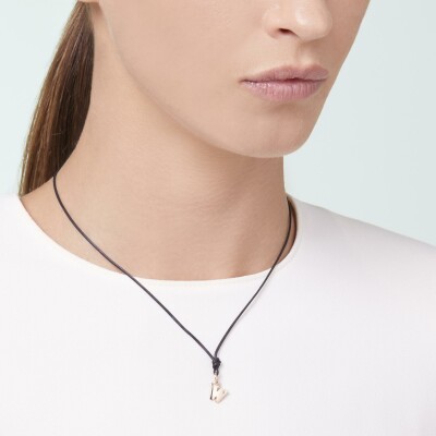 Pendentif Dodo Symbols en or rose