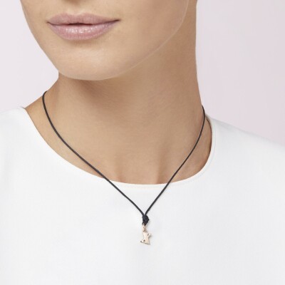 Pendentif Dodo Symbols en or rose