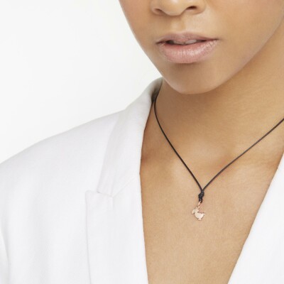 Pendentif Dodo Nature en or rose