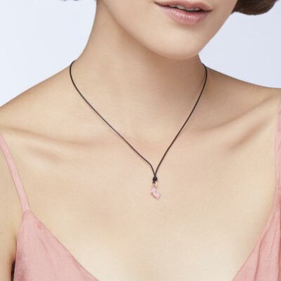 Pendentif Dodo Nature en or rose