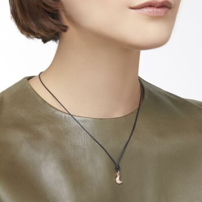 Pendentif Dodo en or rose et diamant