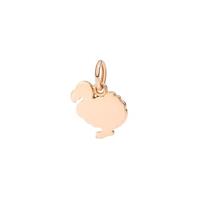 Pendentif Dodo Nature en or rose