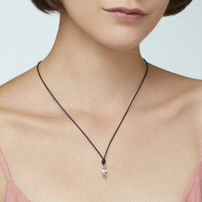 Pendentif DoDo Nature en or rose