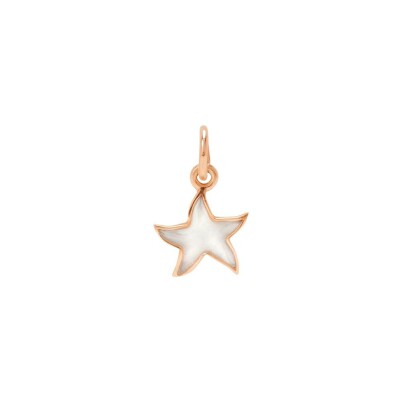 Dodo Etoile pendant, rose gold, enamel