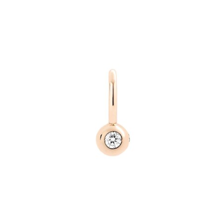 Pendentif Dodo Bollicine en or rose et diamant