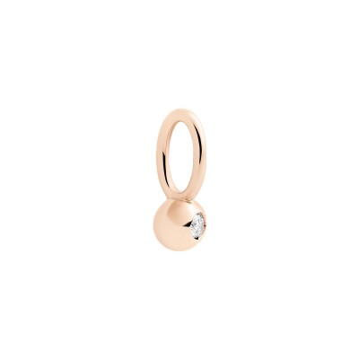 Pendentif Dodo Bollicine en or rose et diamant