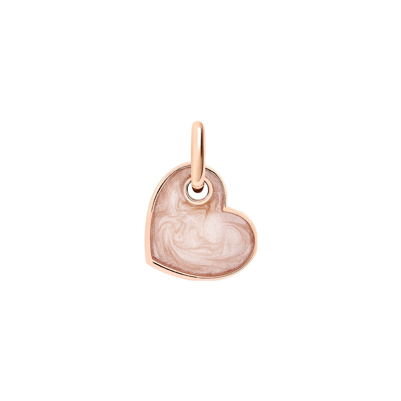 Pendentif DoDo Cuore en or rose et nacre