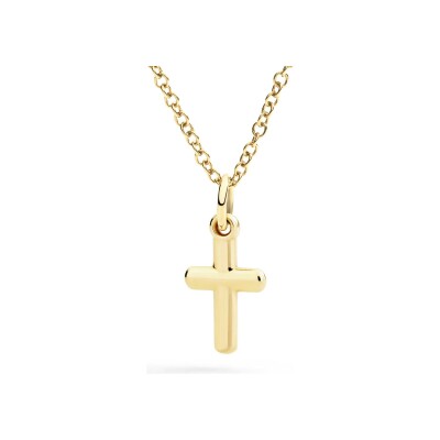 Pendentif croix Dodo en or jaune