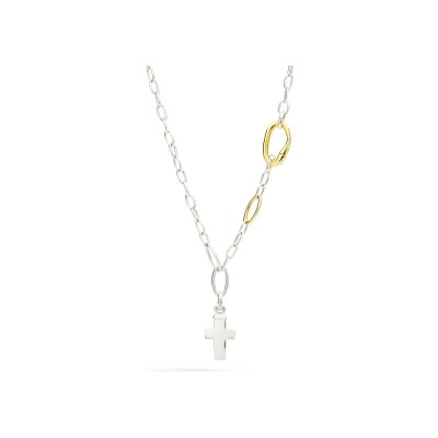 Pendentif croix Dodo Luck en argent