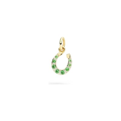 Pendentif Dodo Luck Fer à Cheval en or jaune et tsavorite