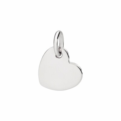 Pendentif DoDo Coeur en or blanc