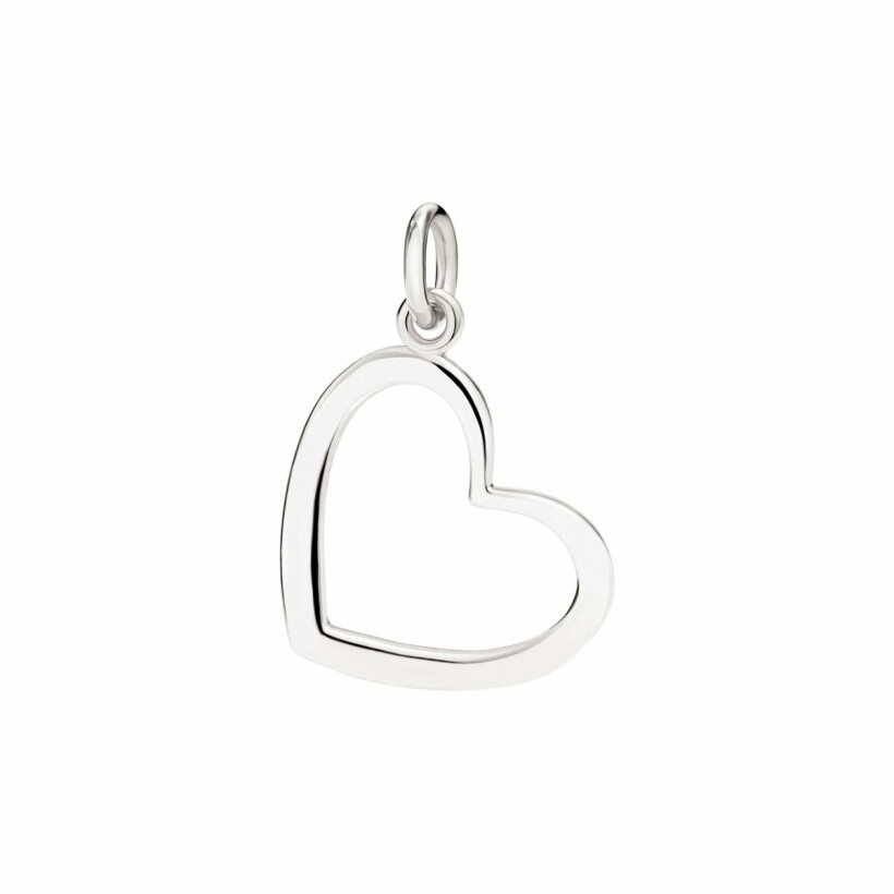 Dodo Heart pendant, silver
