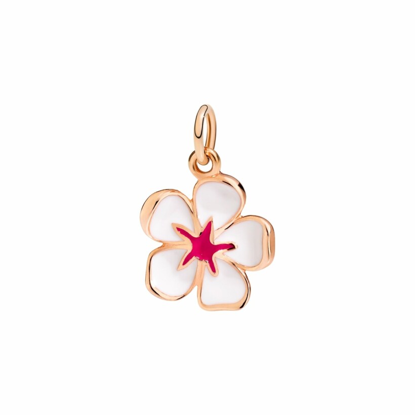 DoDo Nature Cherry Blossom pendant, rose gold and enamel, size 51