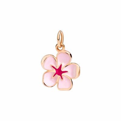 Pendentif DoDo Nature Fleur De Cerisier en or rose et émail