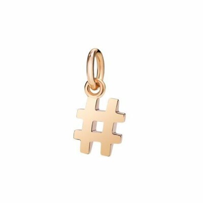 Pendentif DoDo Hashtag en Or rose