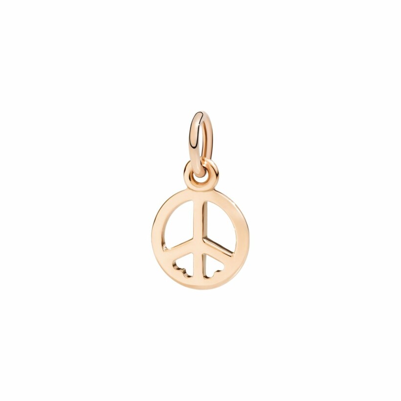 DoDo Peace Symbol pendant, rose gold