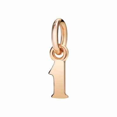 DoDo Number 1 pendant, rose gold