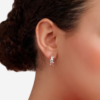 Boucles d'oreilles Dodo Cuore en argent