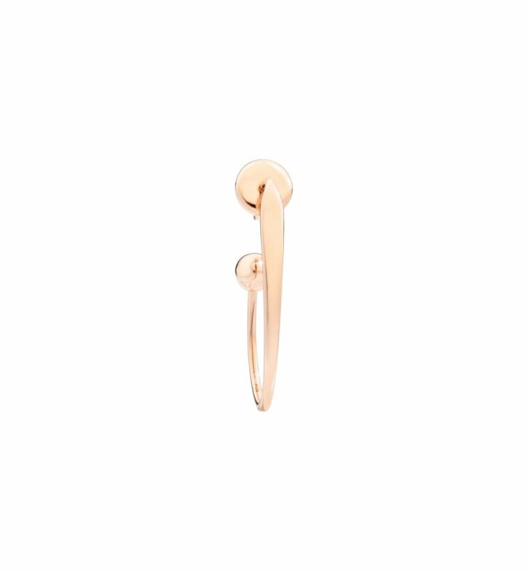 DoDo Oval single earring, rose gold