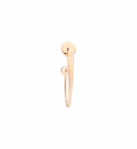 Mono Boucle d'oreille Dodo Ovale en or rose