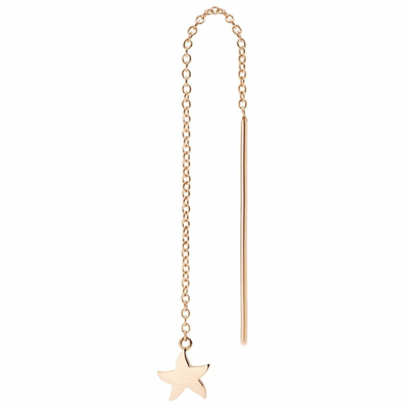 DoDo Starfish single earring, rose gold