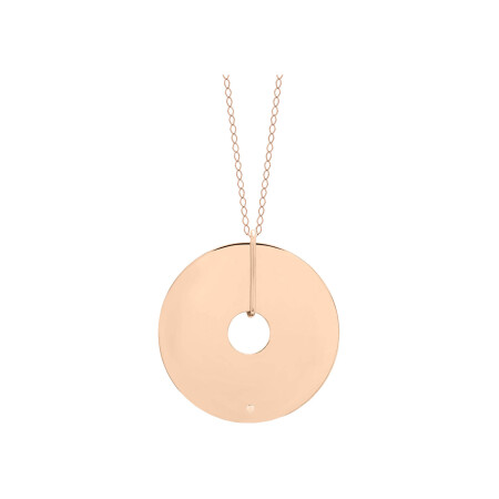 Collier GINETTE NY DONUT en or rose