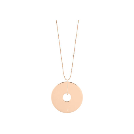 Collier GINETTE NY DONUT en or rose