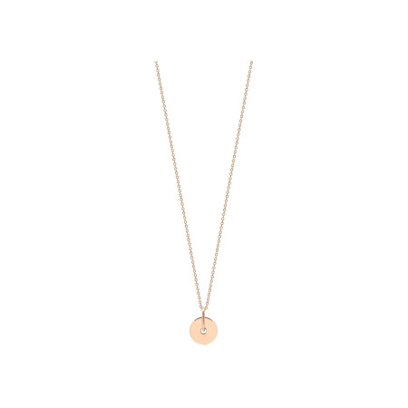 Collier GINETTE NY DONUT en or rose