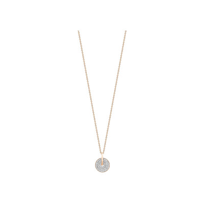 GINETTE NY MINI DONUT on chain, rose gold, diamonds